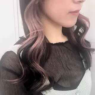 セミロング カラー 奥山義進/大宮 /ダブルカラーのヘアスタイル