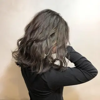 セミロング カラー ヘアアレンジ 綺麗な髪質にしたい方 限定🌈清水 祥のヘアスタイル