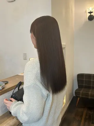 ロング カラー 水谷 優華のヘアスタイル