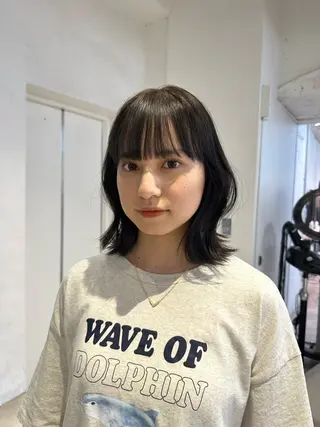 ミディアム 韓国ヘアメンズ・レデ ィース特化ミクのヘアスタイル