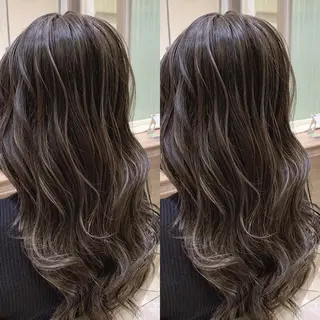 セミロング カラー ヘアアレンジ 小白井 由美のヘアスタイル