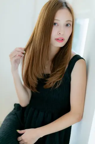 セミロング BbyC justbeautyのヘアスタイル