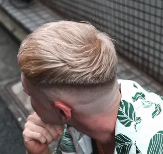 ショート カラー パーマ メンズ 💈men's💈 satoru中目黒のヘアスタイル