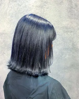 ミディアム カラー ヘアアレンジ メンズ キッズ ネイル マツエク・マツパ 透明感カラー🤎 ゆりのヘアスタイル