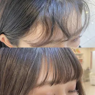 ミディアム パーマ ヘアアレンジ キッズ マツエク・マツパ アイブロウ 透明感カラー🫧ヘア セット🫧松本菜月の眉毛・アイブロウイメージ