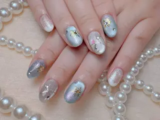 ネイル マジック ミラーのネイルデザイン