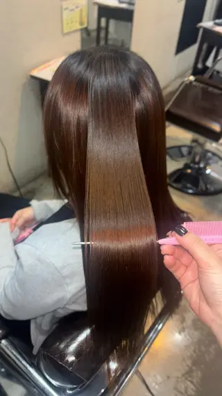 セミロング 小池 かなこのヘアスタイル