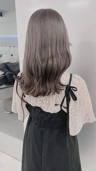 ロング カラー ☁️グレージュカラー TAKUYA☁️のヘアスタイル