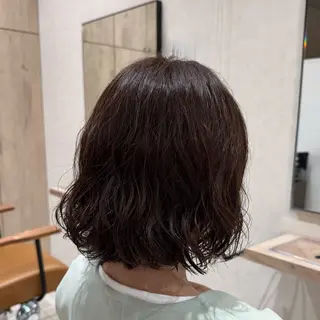 ショート パーマ 大人可愛いhair 🐾🩵HANAのヘアスタイル
