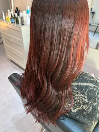 ロング カラー TOSHIKI 透明感カラー🌈のヘアスタイル