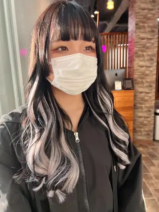 ロング カラー ヘアアレンジ ヘアカラー&縮毛矯正 STAR☆RIVERのヘアスタイル