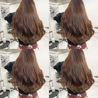 ロング カラー パーマ 艶髪・酸性ストレート フリツのヘアスタイル