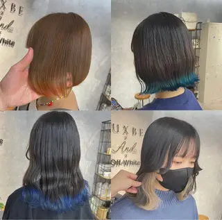 ショート ブリーチ&エクステ 🥀ケアカラー特化のヘアスタイル