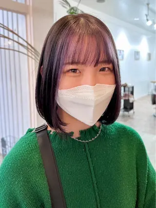 ミディアム カラー Loire SYURIのヘアスタイル