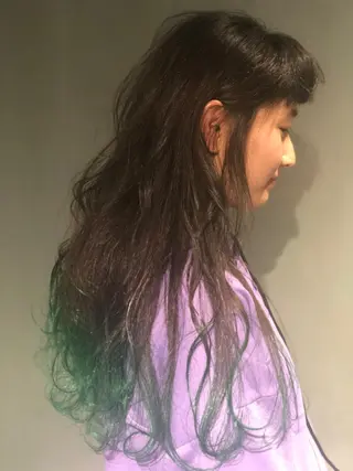 ロング AYAKA 下北沢suuのヘアスタイル