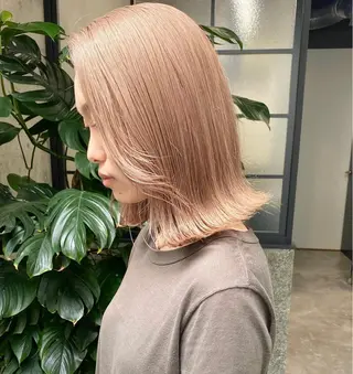 ミディアム ハイトーン🫧艶髪 MAIKAのヘアスタイル