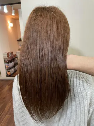 セミロング 縮毛矯正の達人 ☆　松本のヘアスタイル