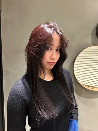 ロング カラー タナカ カナ🫧のヘアスタイル