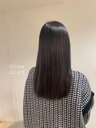 セミロング カラー ヘアアレンジ ボブ /ニュアンス/ satomi🧸💖のヘアスタイル