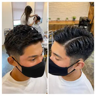ショート パーマ 髪質改善推し 巽のヘアスタイル