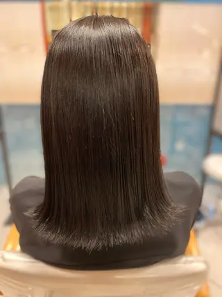 ミディアム へんみ みかのヘアスタイル