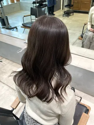 セミロング カラー ユウナ🎀レイヤー/ 暖色カラーのヘアスタイル