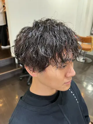 ショート カラー パーマ 名古屋駅/トップス タイリスト/大黒拓哉のヘアスタイル