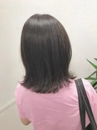 ミディアム 韓国　縮毛矯正 髪質改善　木村のヘアスタイル