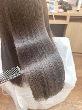 ロング テクニカルディレクタ ー葛西凌大のヘアスタイル