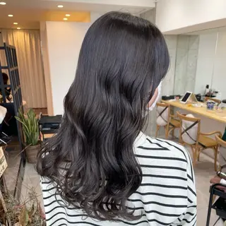 ロング カラー ブリーチなし 暖色カラー/井上あいのヘアスタイル