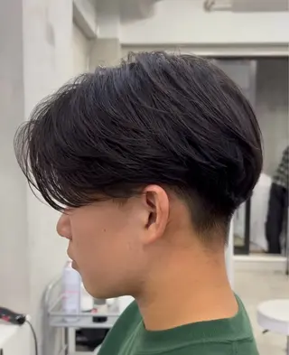 メンズ ☁️かずき☁️青.紫 推し活カラー💫のヘアスタイル