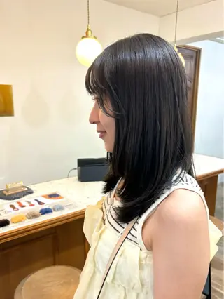 セミロング カラー ayano🫧 《CIEN》のヘアスタイル