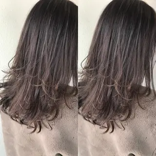 ミディアム カラー 似合わせ/ブリーチ カラー.岡田友仁のヘアスタイル