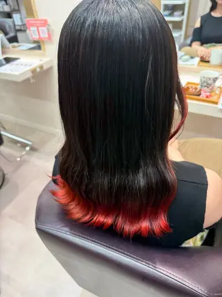 ロング カラー いなだ さくらのヘアスタイル