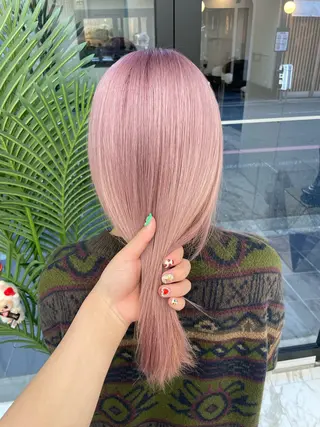 セミロング カラー Hiroka / NANAのヘアスタイル