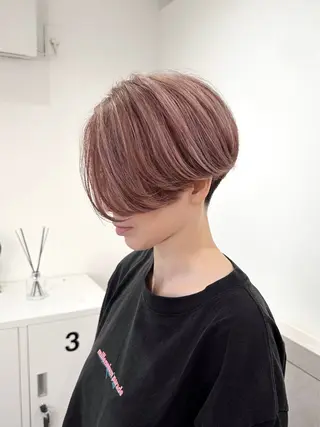 ショート カラー ハイトーンショート 特化吉田義隆のヘアスタイル