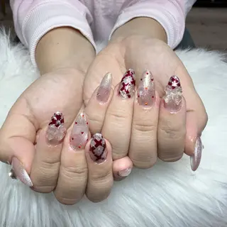 ネイル 🎀nana🫧 ワンホンネイル🎀のネイルデザイン