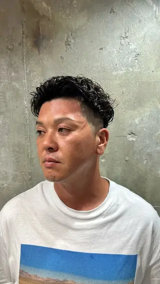 ショート パーマ メンズ メンズ専門 Ryukiのヘアスタイル