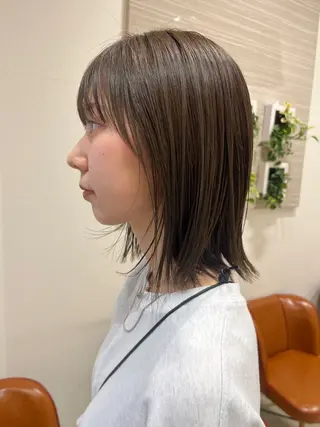 ミディアム 福田 しずくのヘアスタイル