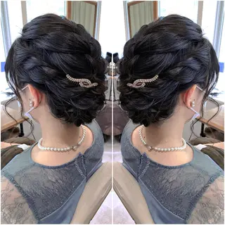 セミロング ヘアアレンジ 韓国hair🦋 Nanaのヘアスタイル
