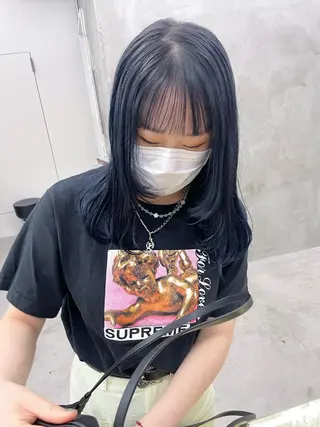 ロング カラー レイヤーカット 🪩yurikaのヘアスタイル