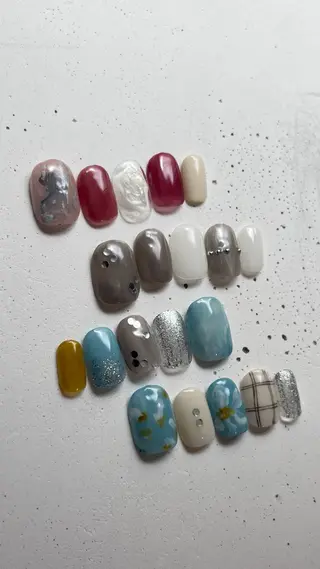 ネイル calla/南森町/ パラジェルのネイルデザイン