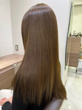 ロング カラー 【メンズパーマ✨️ 髪質改善矯正】岩城のヘアスタイル