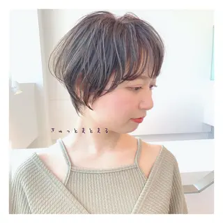 ショート カラー 髪質改善カラー ショートボブ専門のヘアスタイル