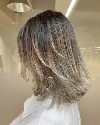 ミディアム カラー 【透明感、艶髪】西村 有司のヘアスタイル