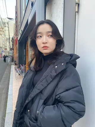 ロング 宮腰 瑠果のヘアスタイル