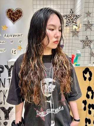 ロング パーマ LANKA所属・ブリーチパーマ 🎀Rumiのヘアスタイル