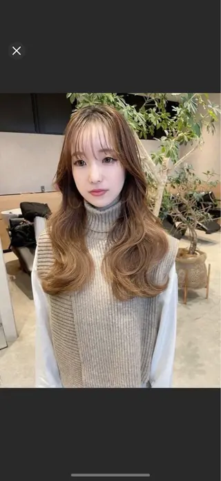 ロング earth尾形美穂 🫧髪質改善縮毛🫧のヘアスタイル