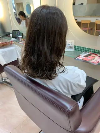 ミディアム パーマ 中根　いち 美髪を作るプロのヘアスタイル