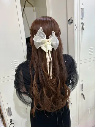 ロング 縮毛矯正/アレンジ FACE。ゆのんのヘアスタイル